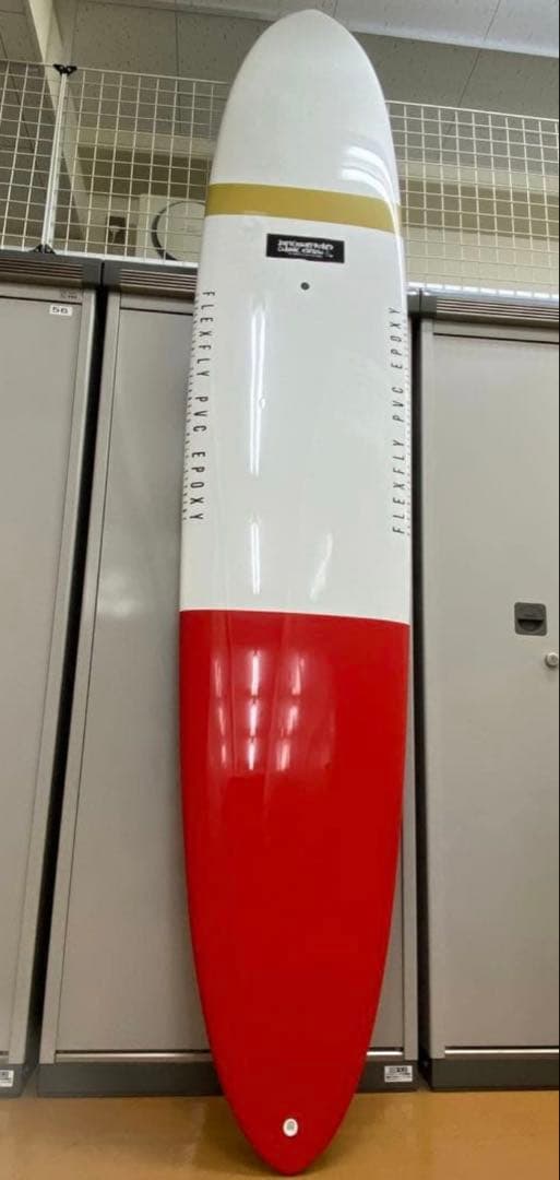 ジャスティスサーフボード フレックスフライ ロングボード 9'0 美品 手渡し可