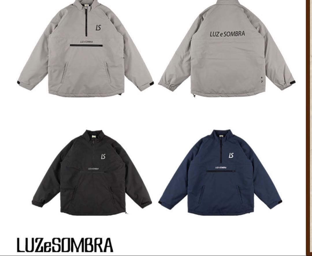 ルースイソンブラ　中綿サーモライトピステハーフジップ　Lサイズ