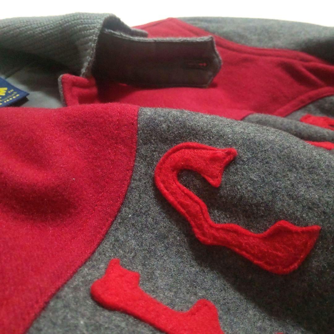 アイスクリーム 襟付きスタジャン ブランド ロゴ モンロー ワッペン ジャケット