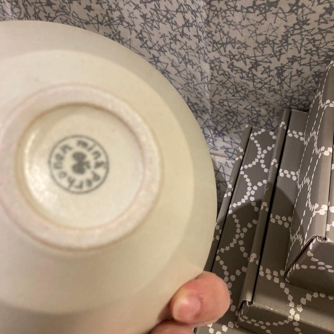 mina perhonen タンバリン　ボウル　プレートセット　ホワイト　皿