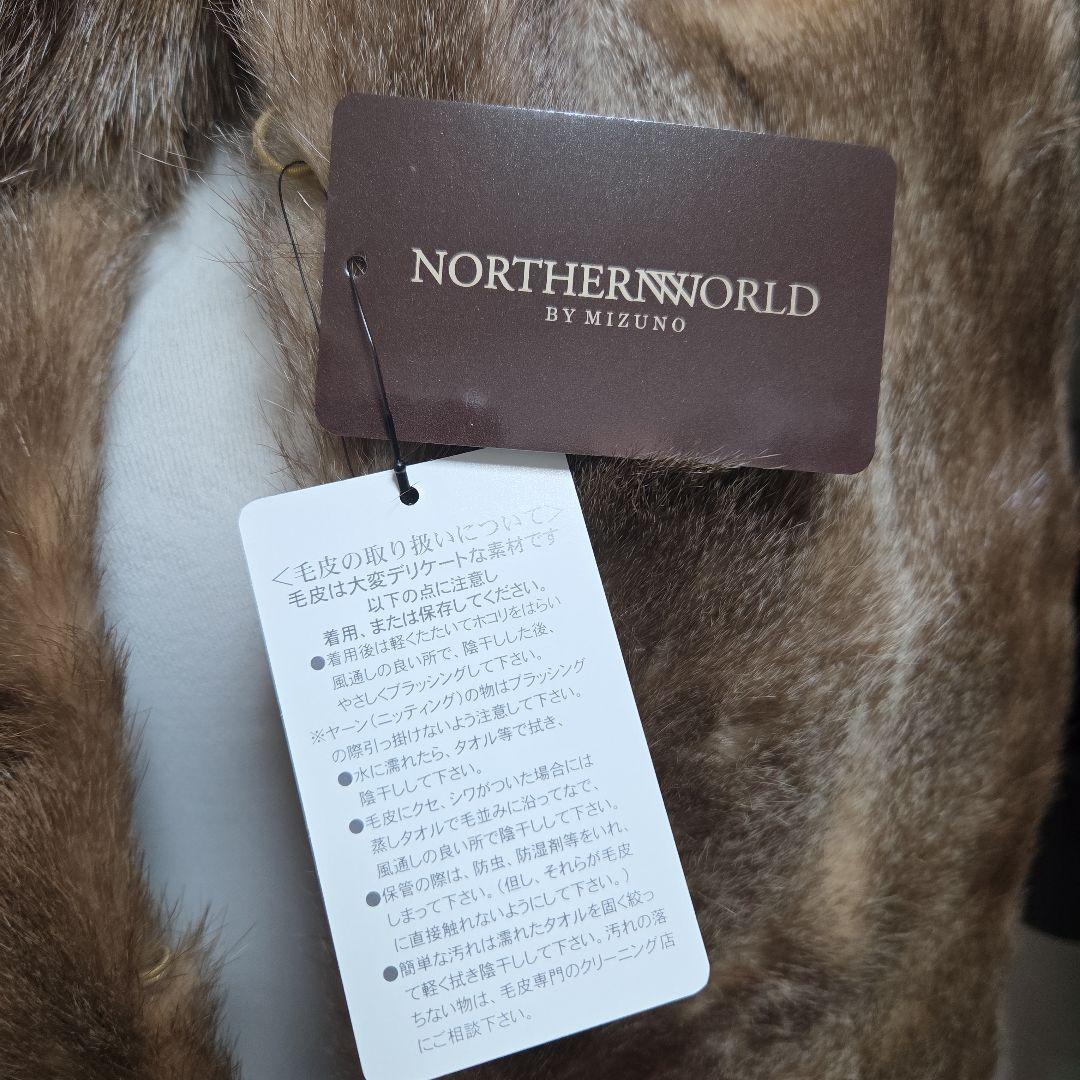 新品　 未使用タグ付き　リアルファー　マフラー　ストール