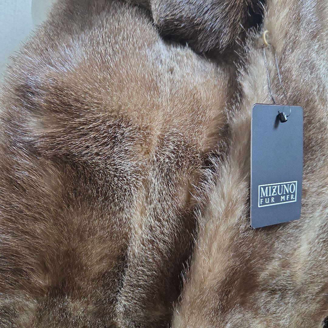 新品　 未使用タグ付き　リアルファー　マフラー　ストール