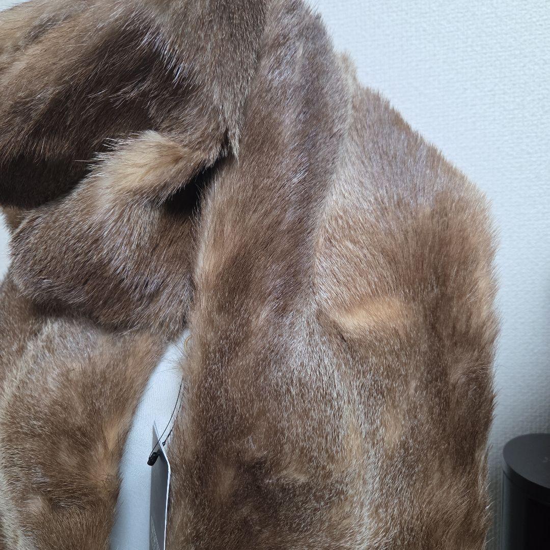 新品　 未使用タグ付き　リアルファー　マフラー　ストール