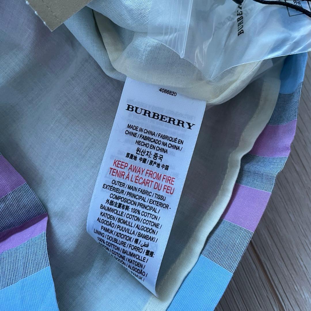 Burberry ブルーチェックワンピース3y=100㎝