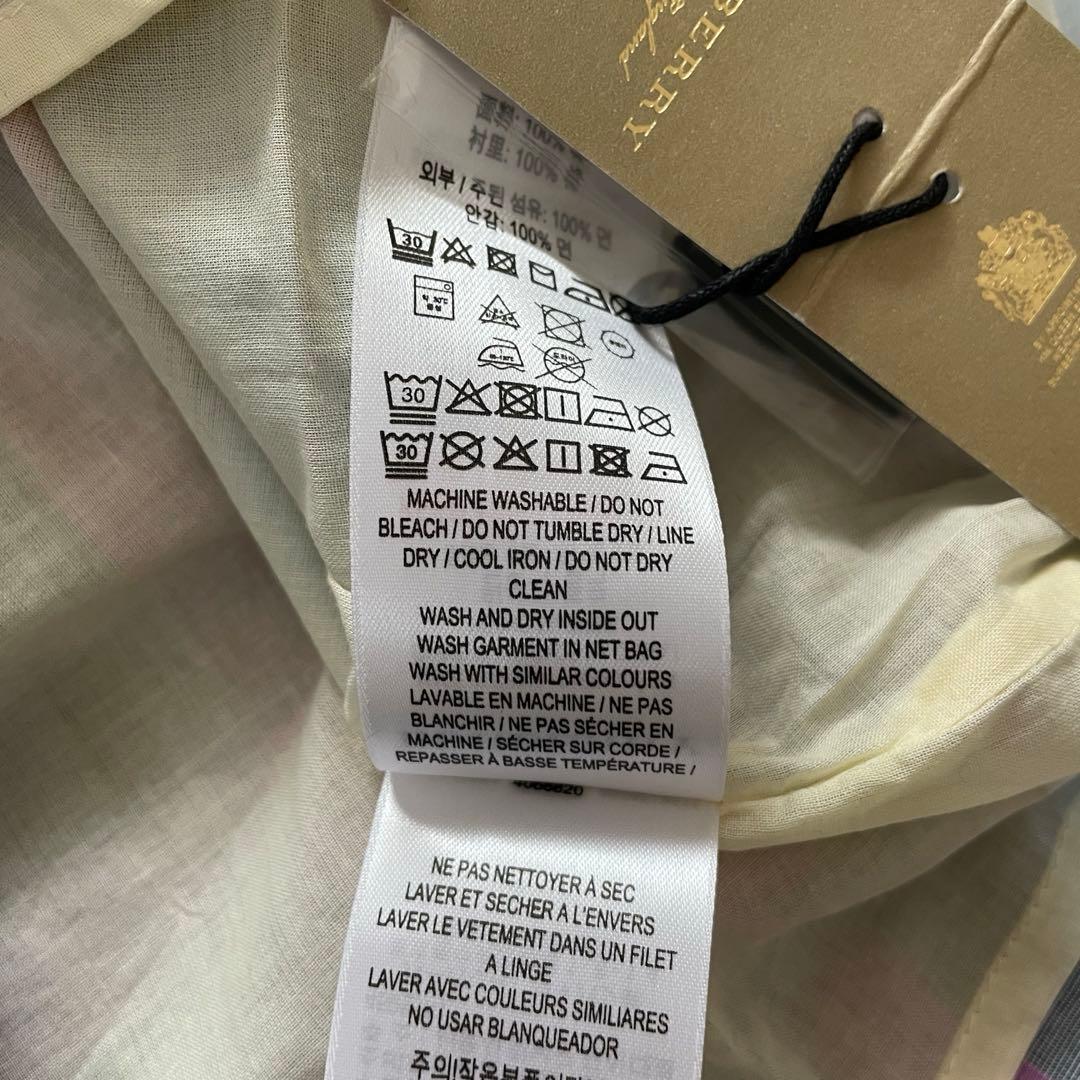 Burberry ブルーチェックワンピース3y=100㎝