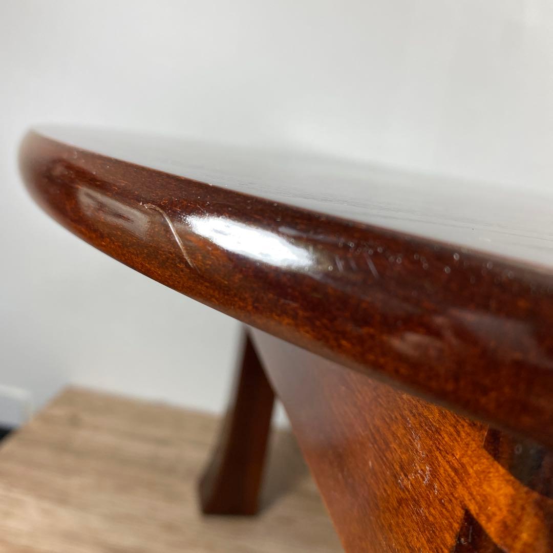 丸型折脚座卓 ちゃぶ台 円卓(美品)