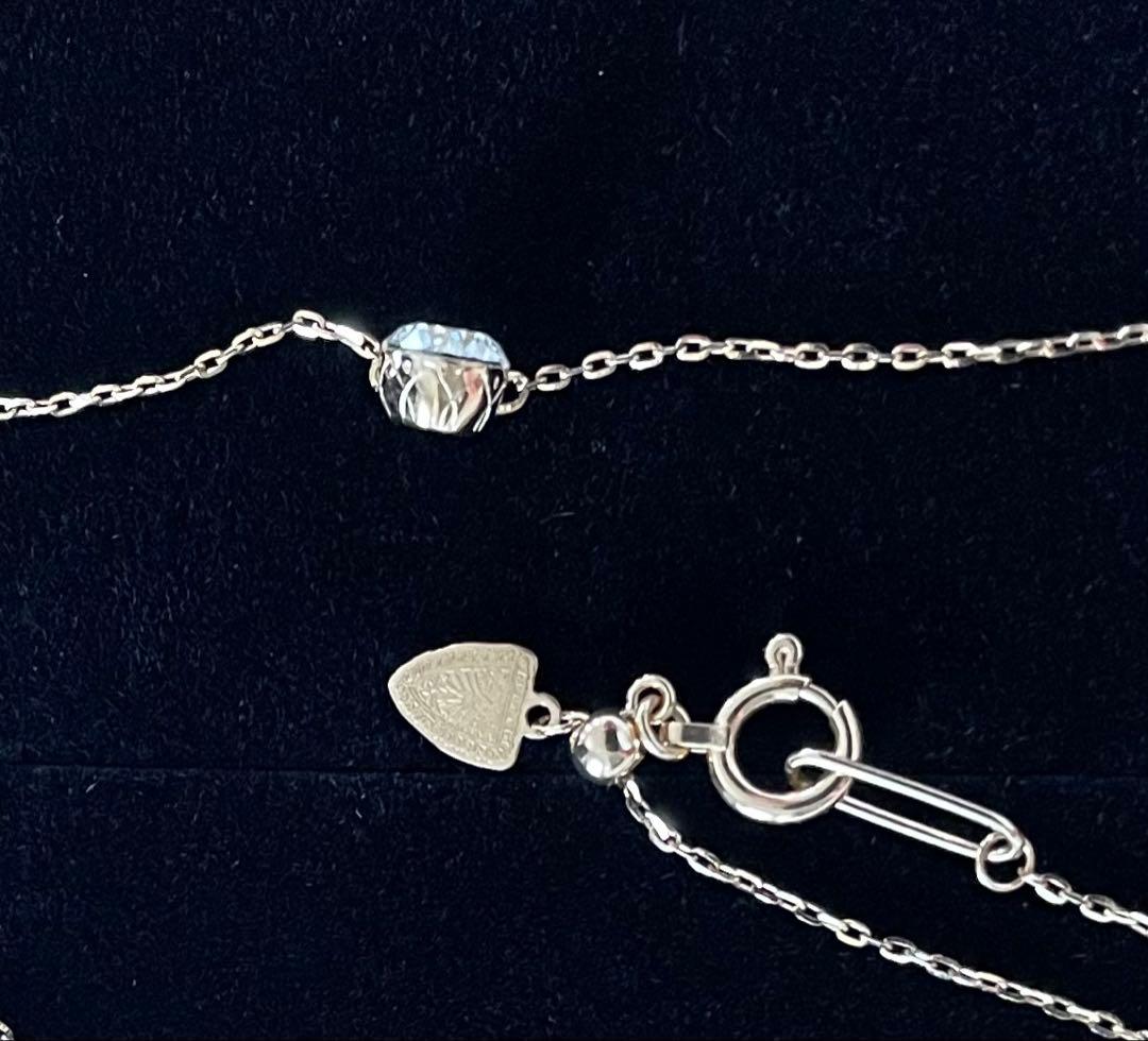 最終値下☆新品☆ageteネックレスK18ダイヤモンドネックレス0.3ct