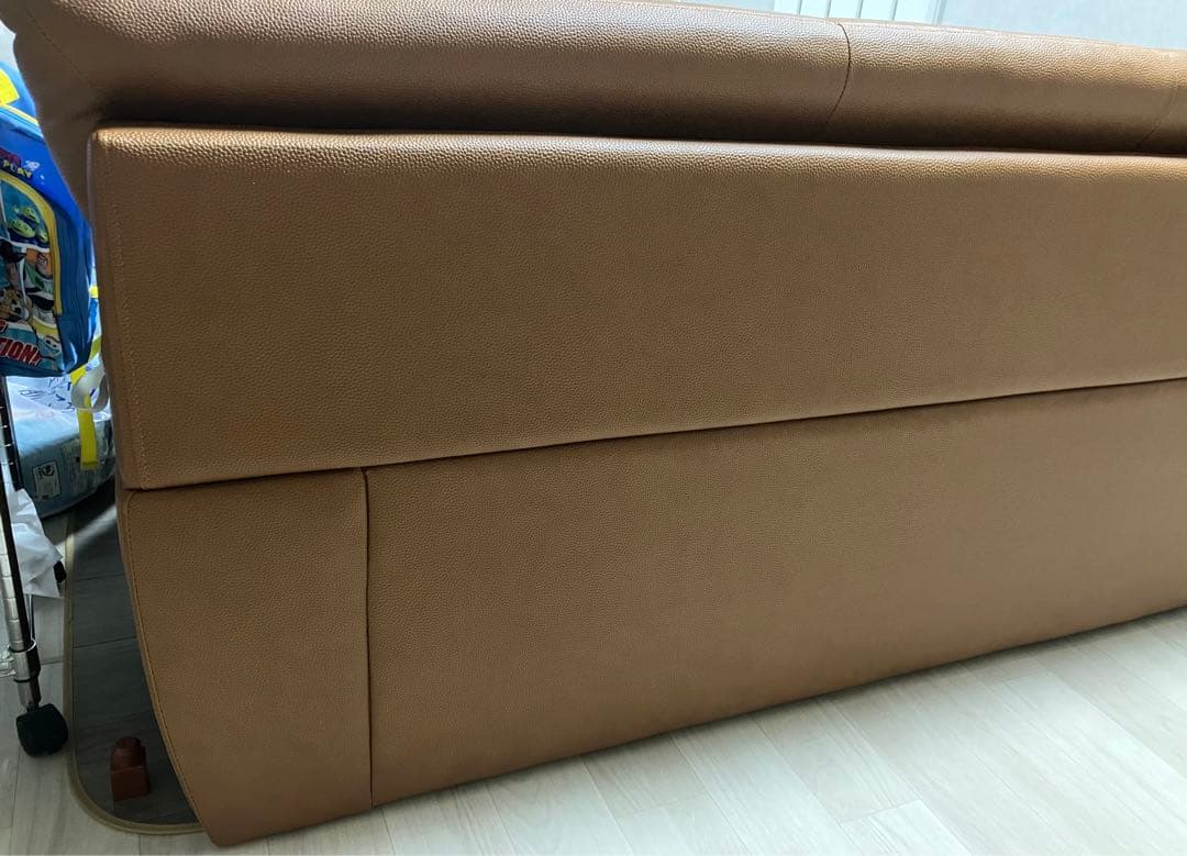 本革仕様　ハイバック　ソファ　3人掛け　ハミルトン