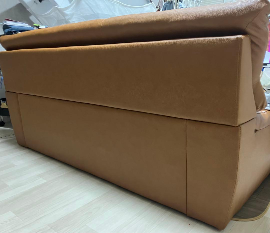 本革仕様　ハイバック　ソファ　3人掛け　ハミルトン