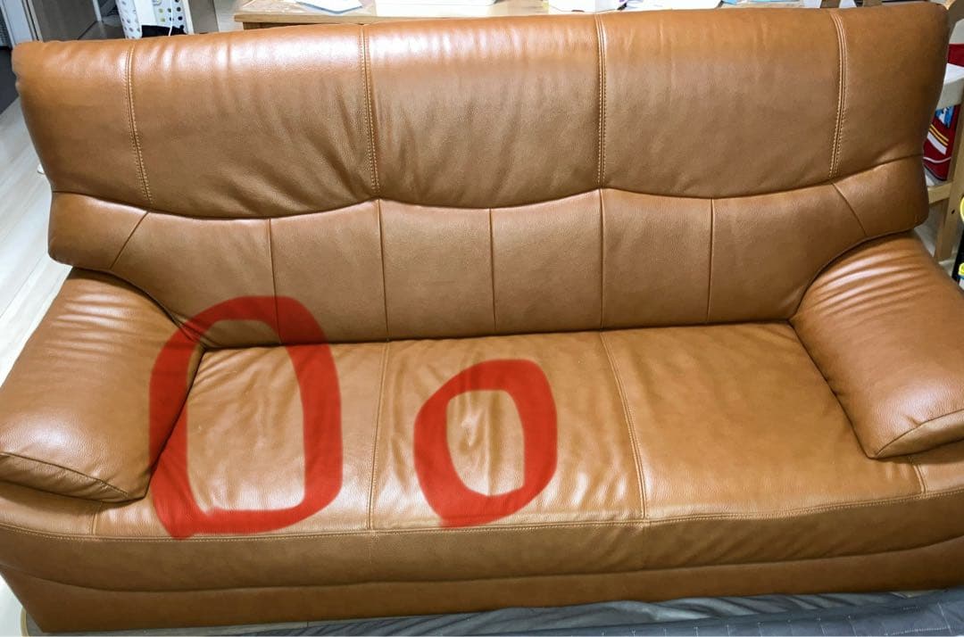 本革仕様　ハイバック　ソファ　3人掛け　ハミルトン