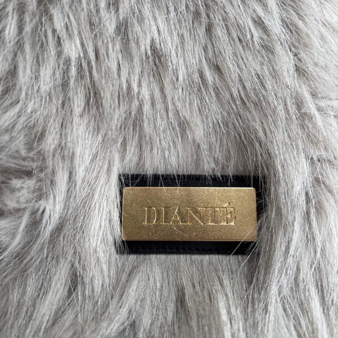 DIANTE PREMIUM ECO FUR JACKET グレー系 FREE