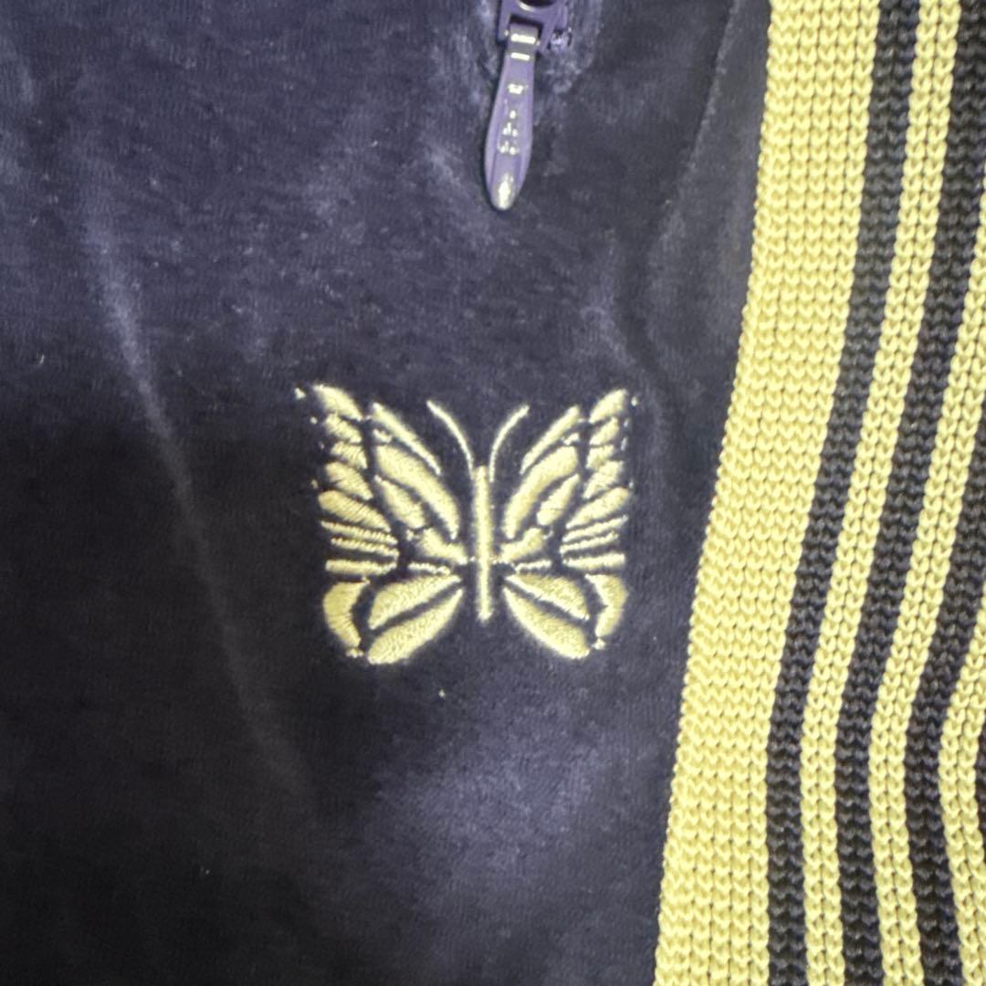 Needles ニードルス ベロア トラックパンツ パープル S タグ付き 美品