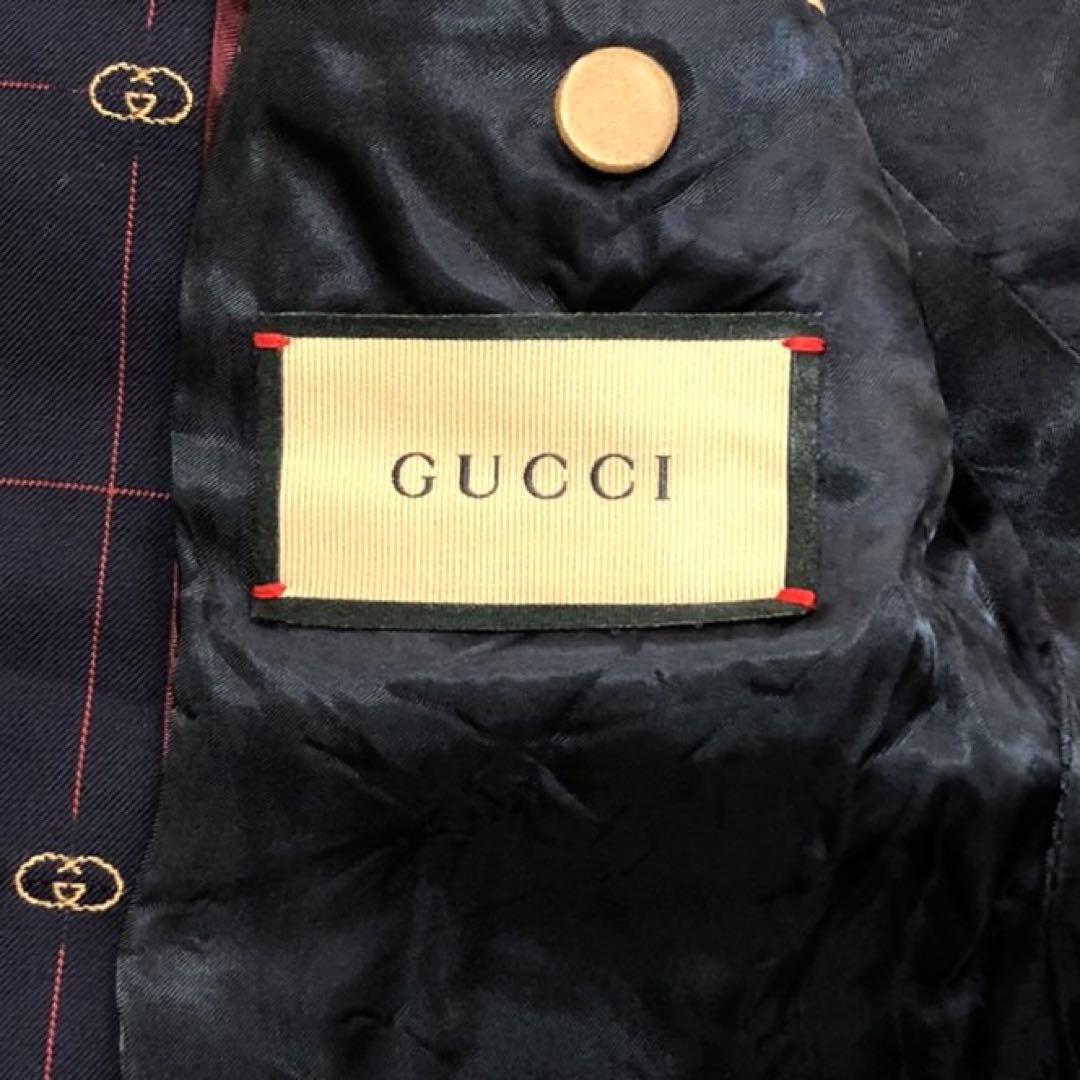 現行✨GUCCI グッチ インターロッキングGG チェックジャガード スーツ