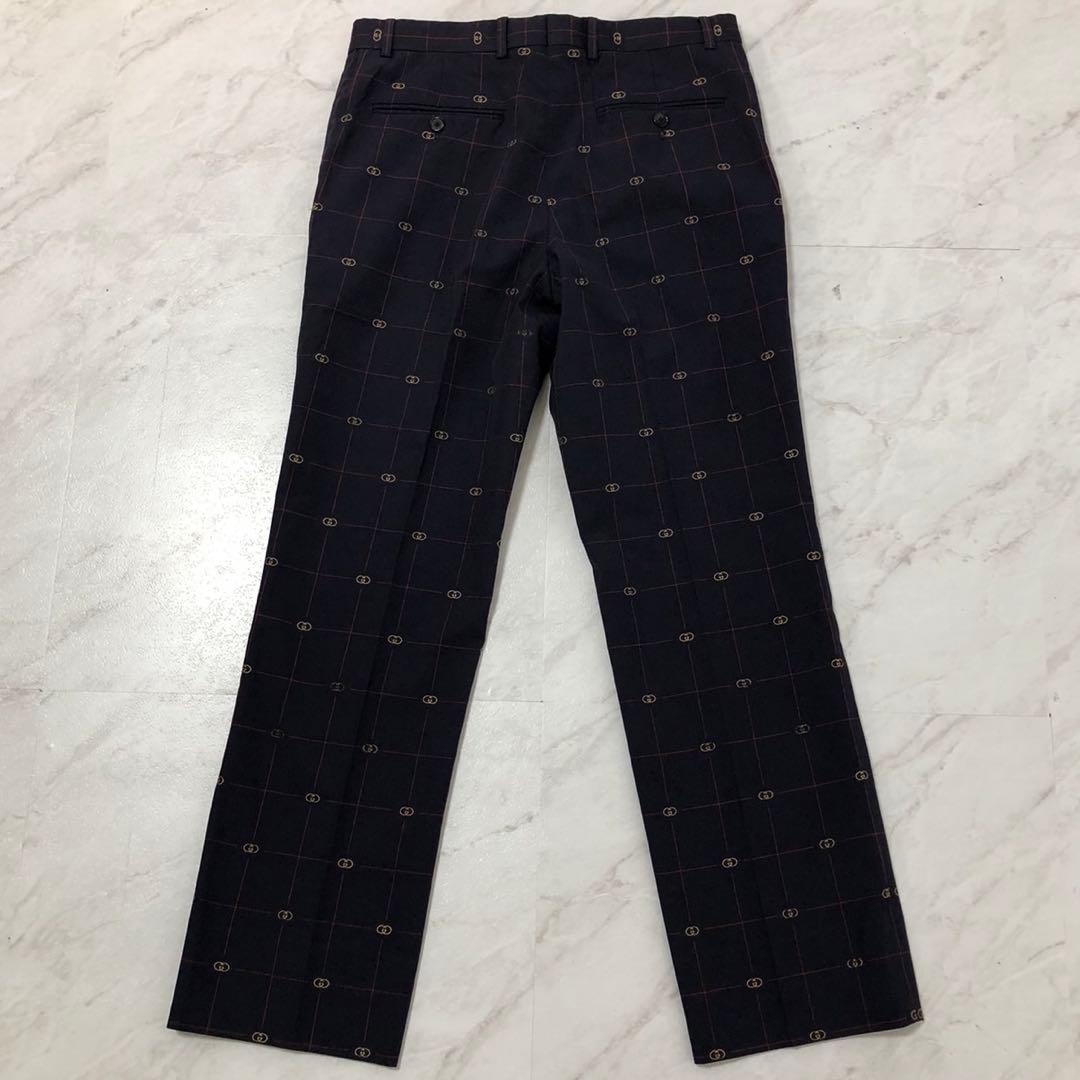 現行✨GUCCI グッチ インターロッキングGG チェックジャガード スーツ