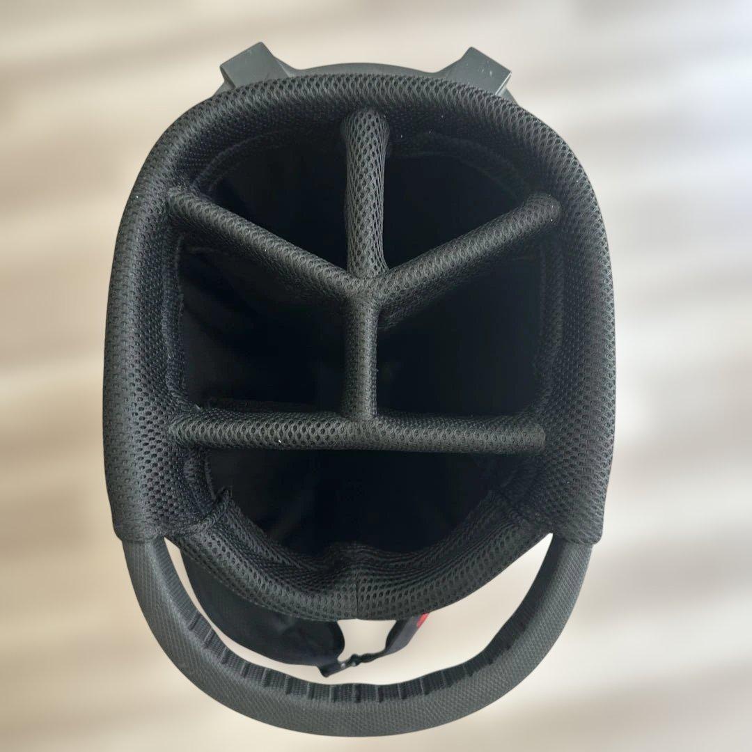 超美品　BRIEFING ゴルフバッグ 黒 スタンド付き