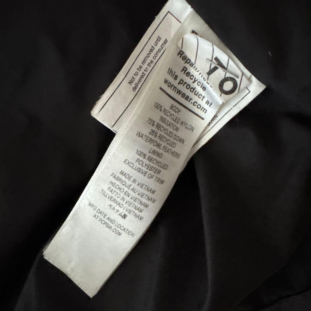 パタゴニア ダウンドリフトパーカ ブラック キッズXXL (レディースMくらい)