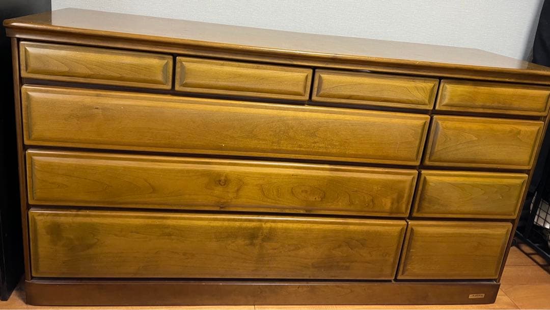 KAZAMA FURNITURE木製チェストタンス【引取東京都内orたのメル便】