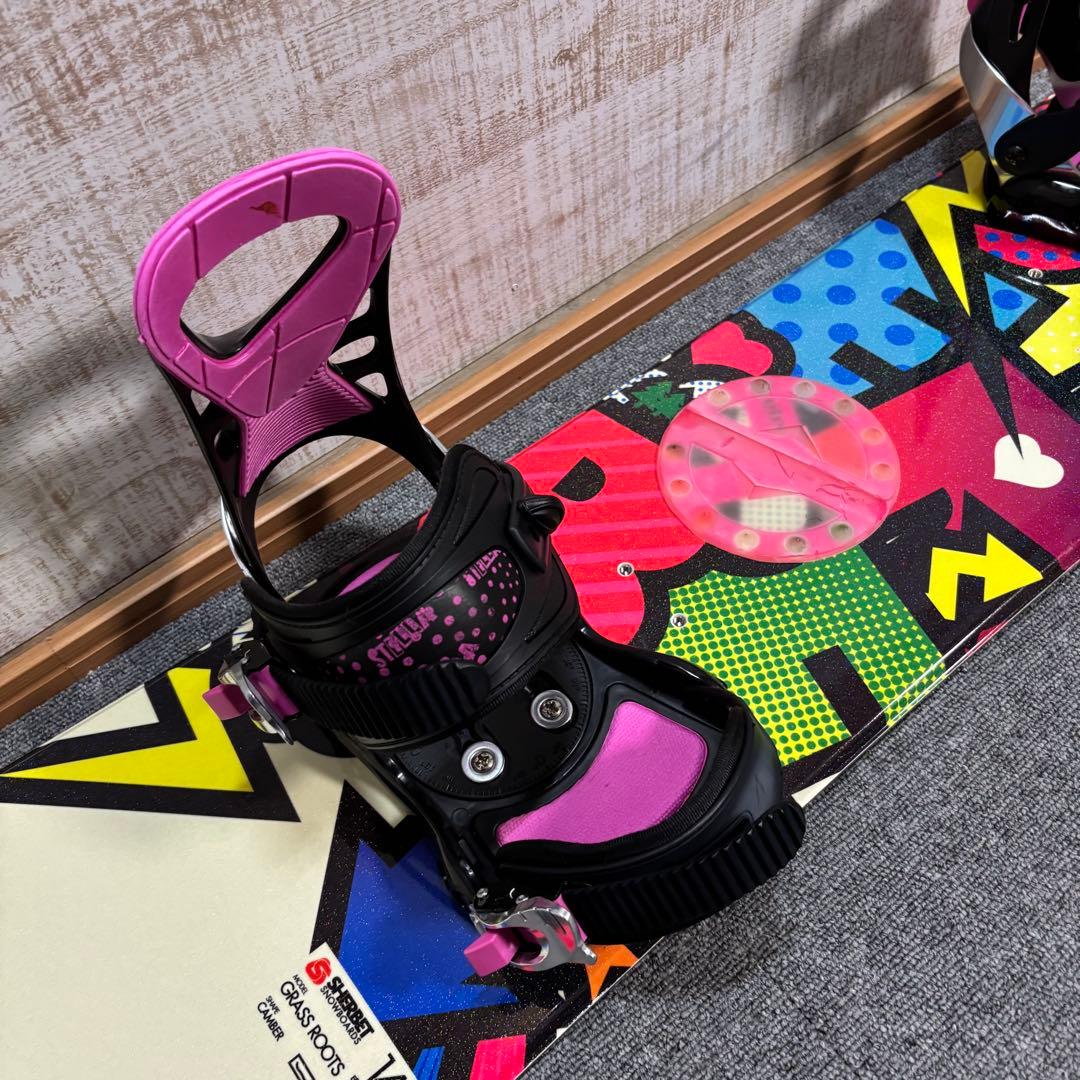 【最終値下げ】【送料無料】SHERBET スノーボードセット