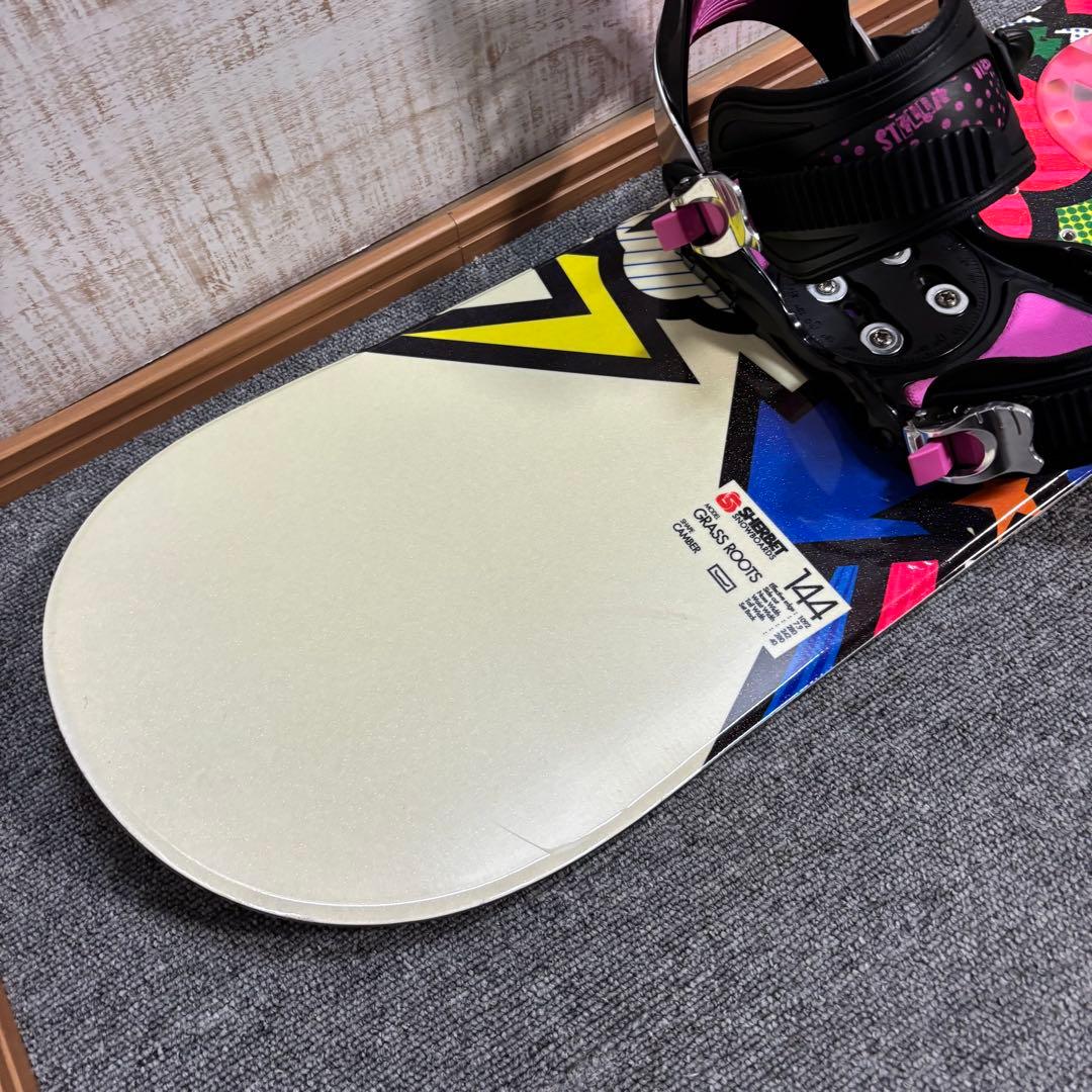 【最終値下げ】【送料無料】SHERBET スノーボードセット