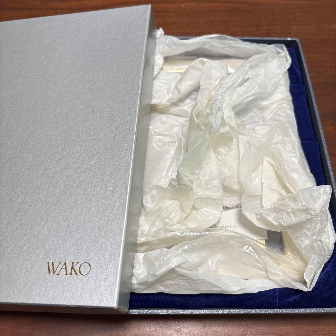 【未使用】銀座和光 WAKO 銀 写真立て フォトフレーム シルバー 無地