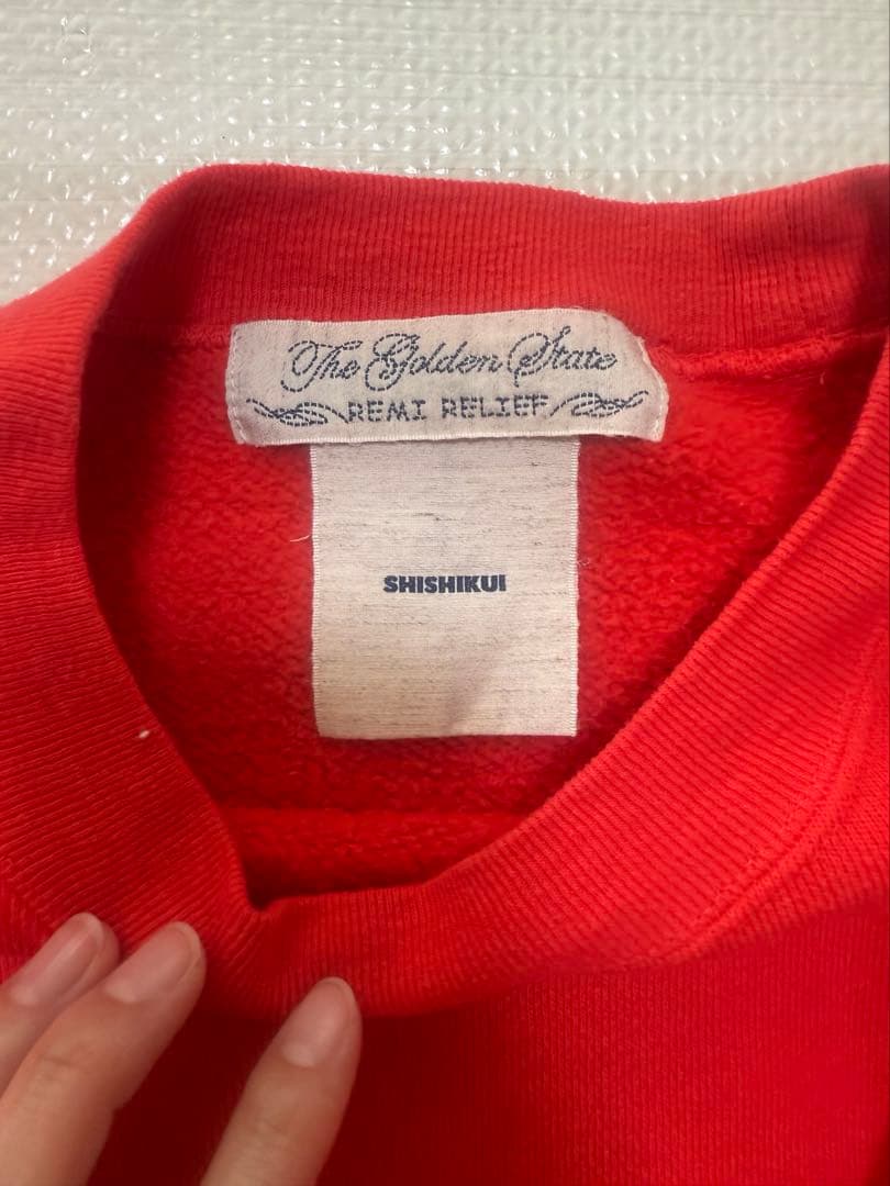 シシクイ　レミリリーフ　スエット　赤　XXS