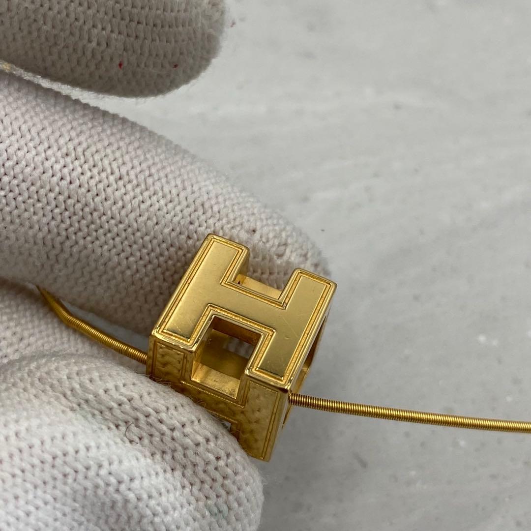 ！美品！　エルメス　キューブH ゴールド　付属品完備　165
