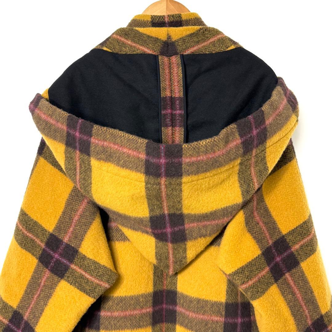 Vivienne Westwood 魔女フード チェック柄 ウール コート 38
