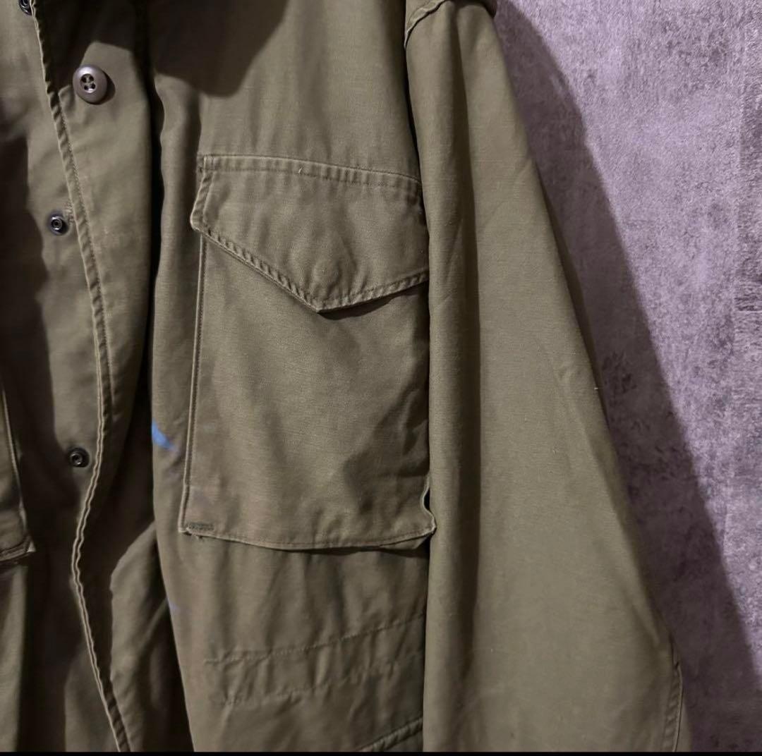 70年代 ペンキ　M-65 2nd フィールドジャケット M サイズ