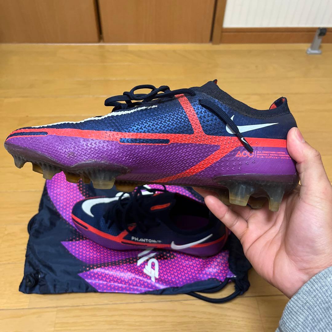 Nike Phantom サッカーシューズ 紫/オレンジ