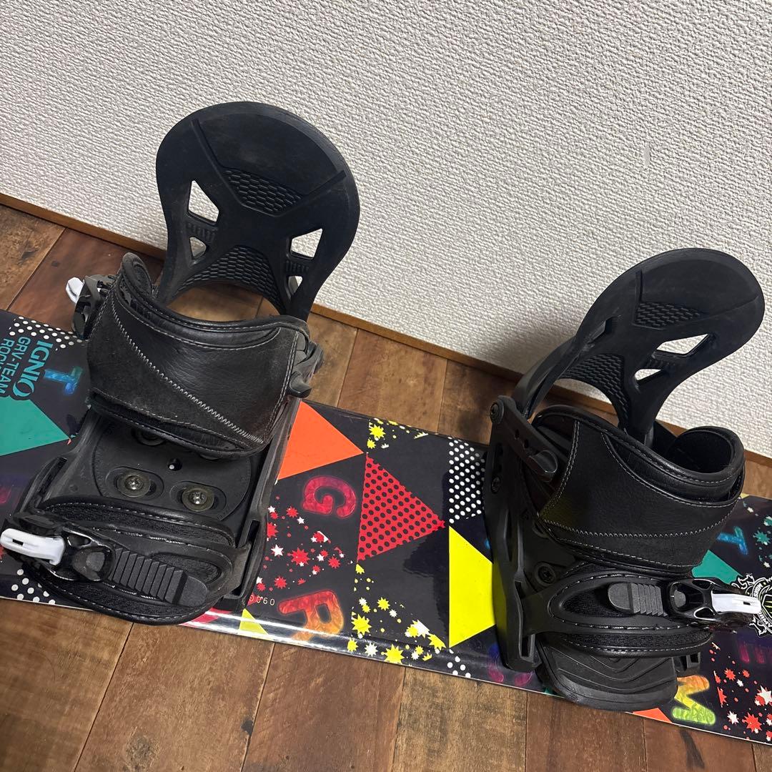 即購入可　IGNIO 90 スノーボード　3点セット　19センチ