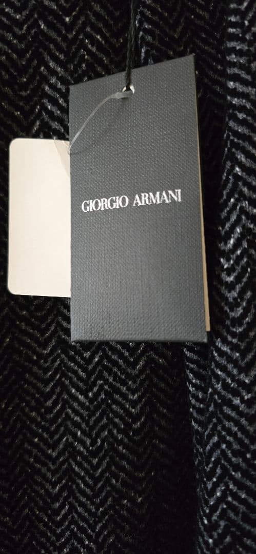 Monty GIORGIO ARMANI 最高級ブラックレーベル 黒パンツ
