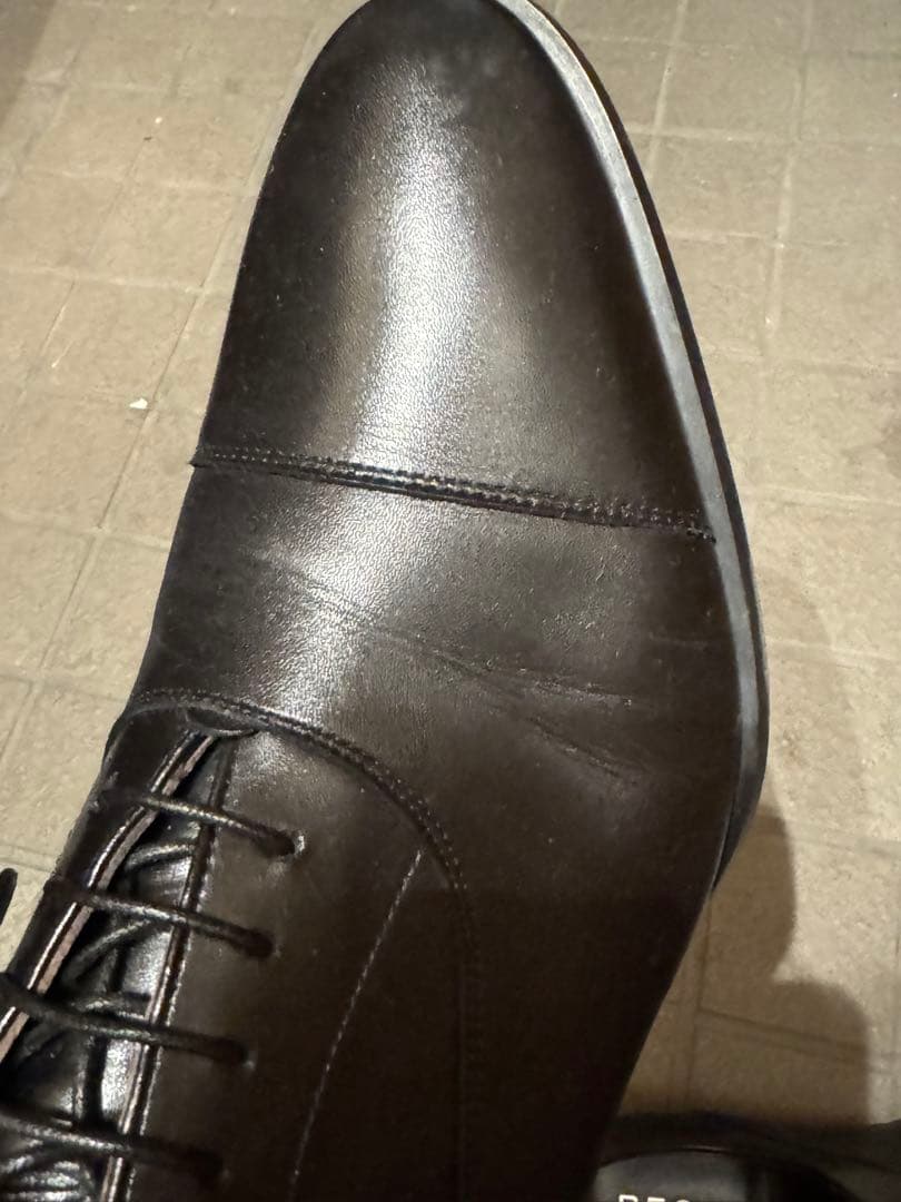 REGAL ブラック ドレスシューズ キャップトゥ