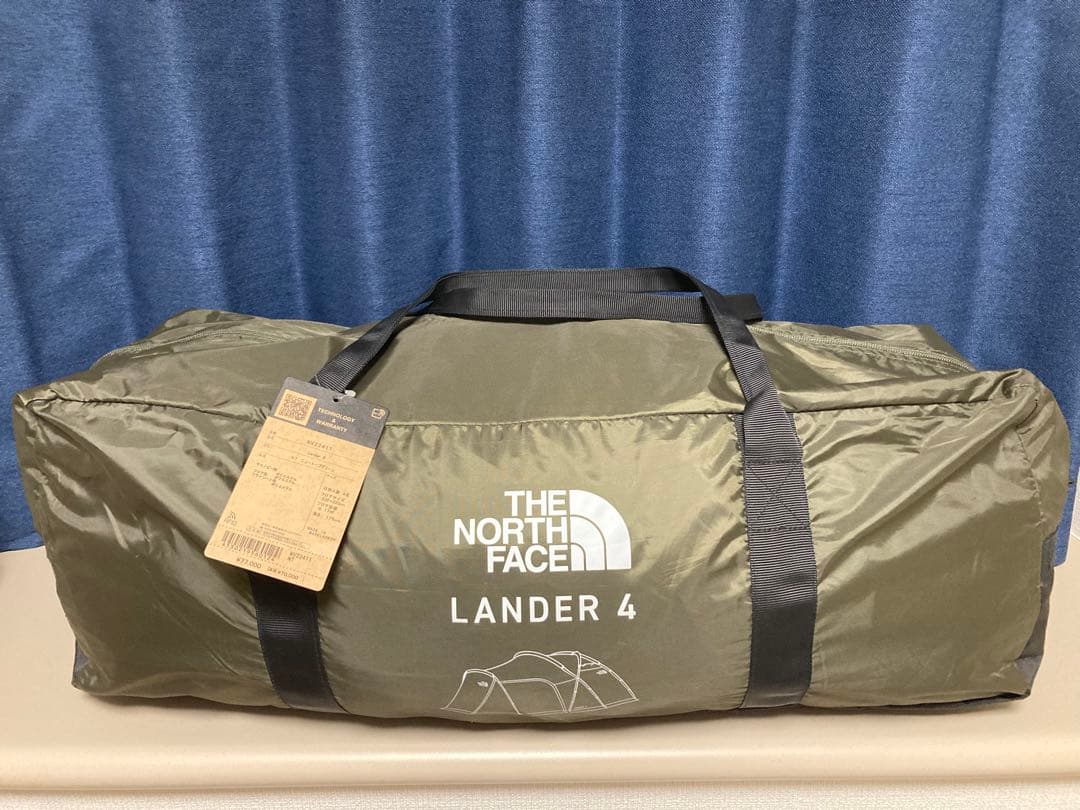 新品未使用　THE NORTH FACE Lander 4 キャンプテント