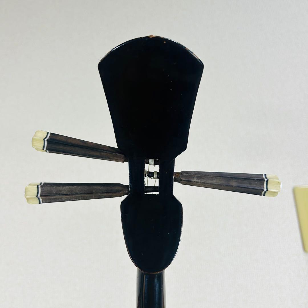 沖縄三線 三味線 人工革 合皮 ヘビ柄　ハードケース付 またよし　弦楽器