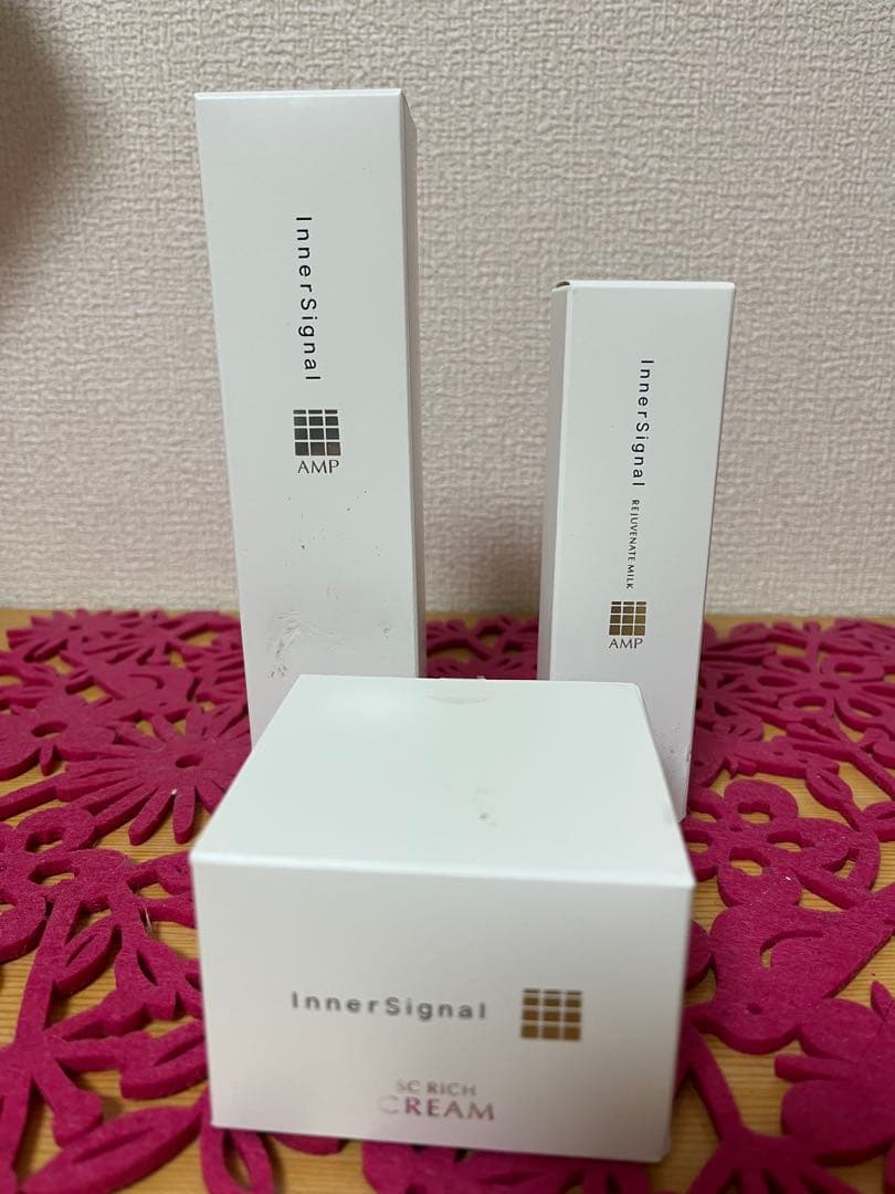 InnerSignal リッチクリームとリジュブネイトローションとリペアミルク