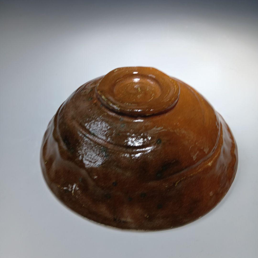 茶道具　嶋台茶碗　楽焼　　中村道年