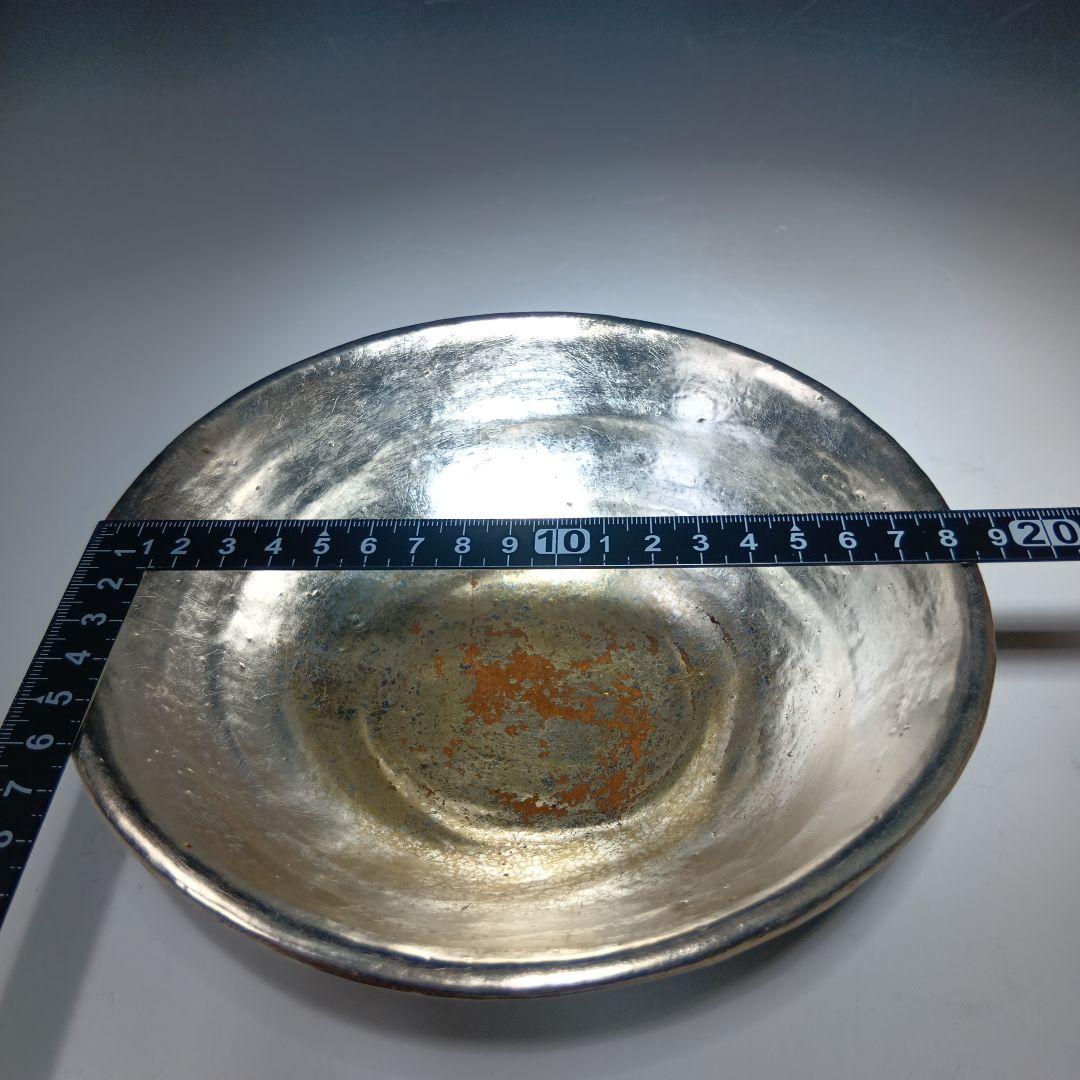 茶道具　嶋台茶碗　楽焼　　中村道年