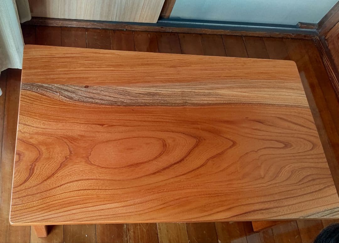 値下げ！昭和レトロ 古家具 木製　　けやき　座机　文机　書机　アンティーク