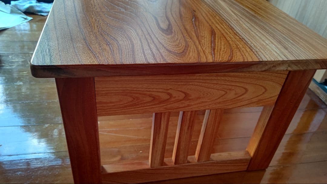 値下げ！昭和レトロ 古家具 木製　　けやき　座机　文机　書机　アンティーク