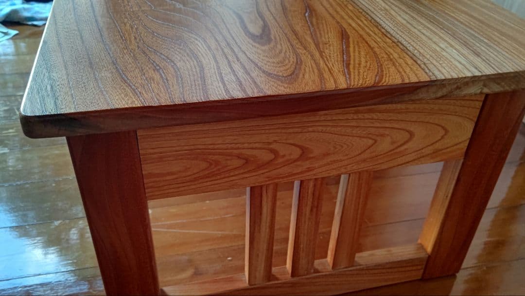 値下げ！昭和レトロ 古家具 木製　　けやき　座机　文机　書机　アンティーク