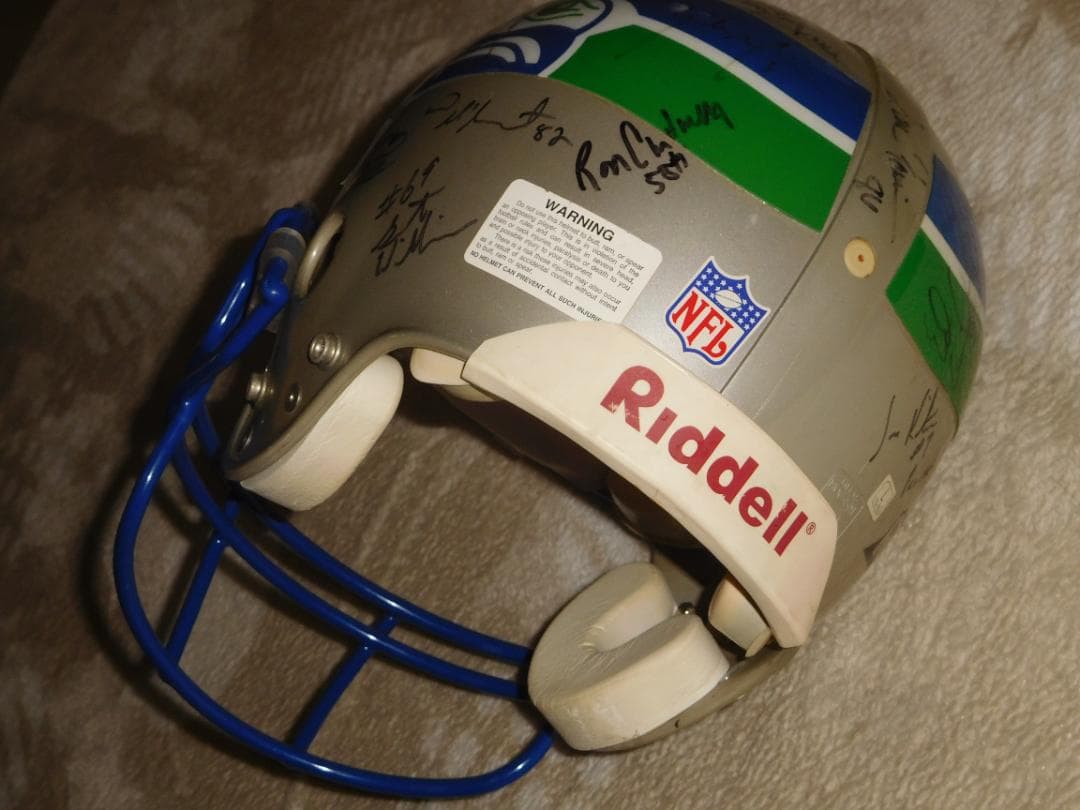 RIDDELL シーホークス アメリカンフットボール ヘルメット NFL