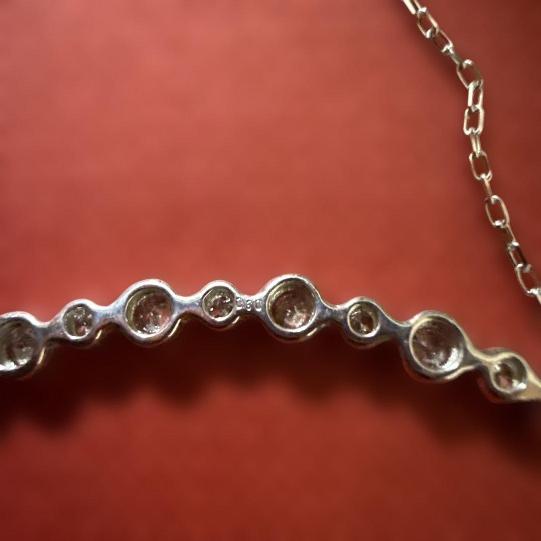 k18 ホワイトゴールド　ダイヤモンド　ペンダント