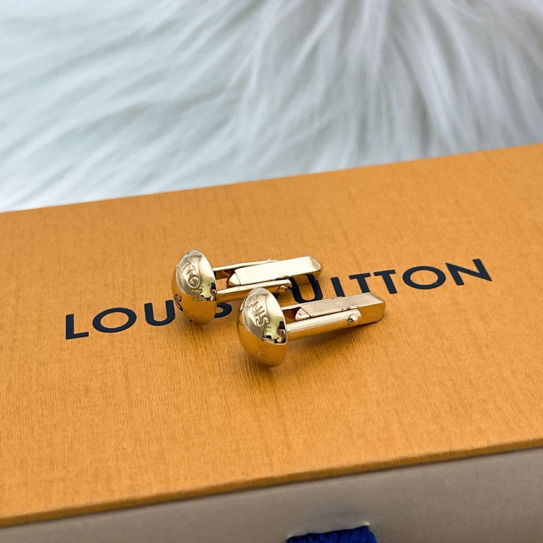 極上美品✨ルイヴィトン カフリンクス カフス ブトン ドゥマンシェット ゴールド