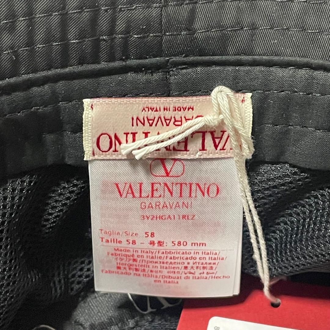 【正規品保証】新品 ヴァレンティノ・ガラヴァーニ Vロゴ バケットハット 58