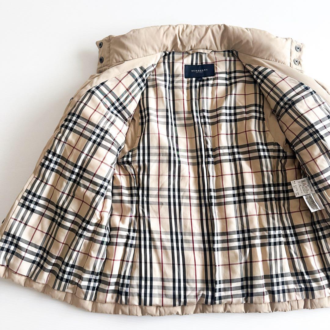 バーバリー ロンドン / ダウンベスト ノバチェック ベージュ 40サイズ L