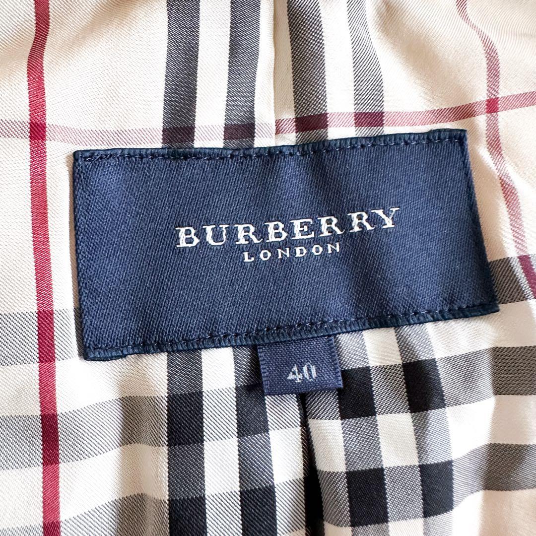 バーバリー ロンドン / ダウンベスト ノバチェック ベージュ 40サイズ L