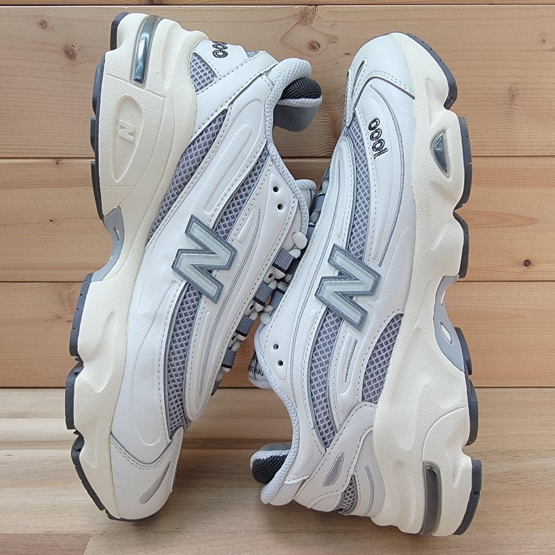 ニューバランス M1000MEW ホワイト/グレー 24.5cm
