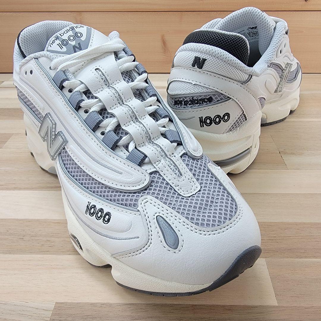 ニューバランス M1000MEW ホワイト/グレー 24.5cm