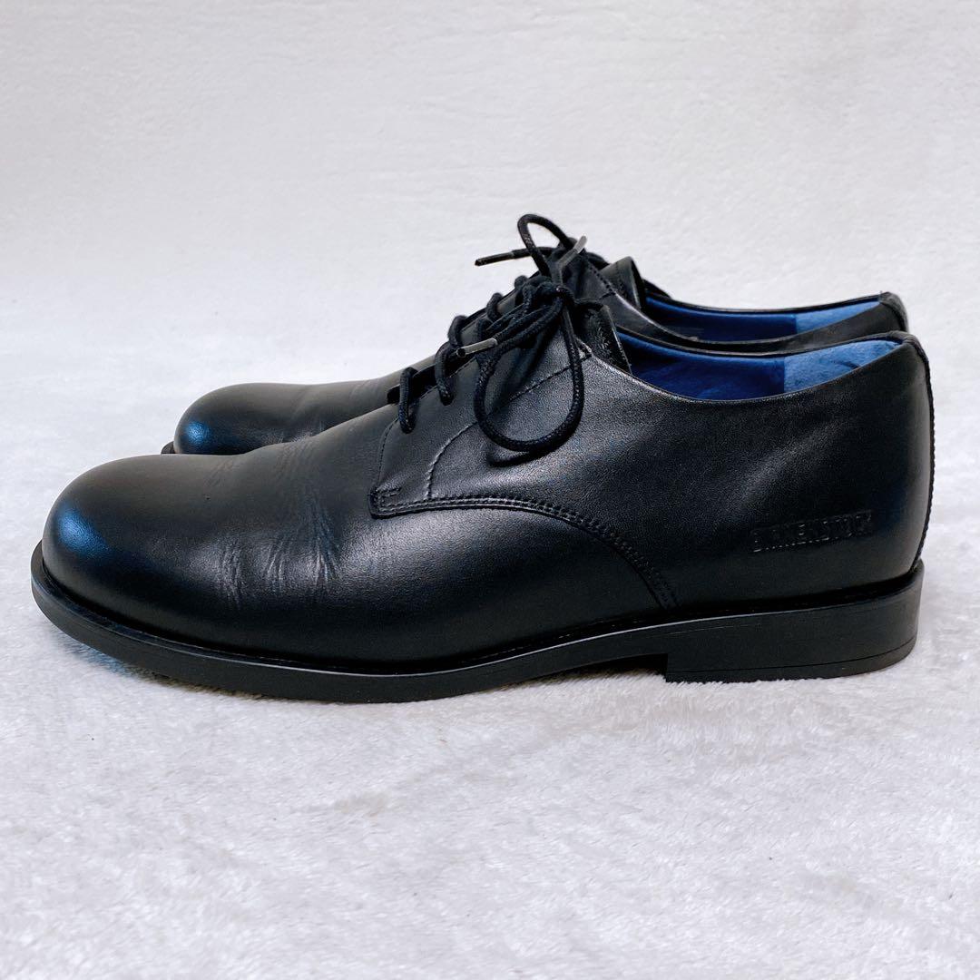 美品　ビルケンシュトック　ジャレン　26cm　40　ブラック　革靴　プレーントゥ