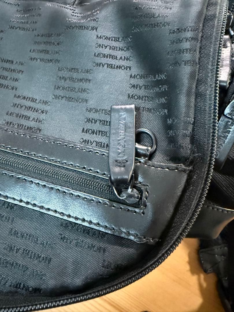 さ*パ様 モンブラン MONTBLANC ナイロンレザー　パックパックリュック
